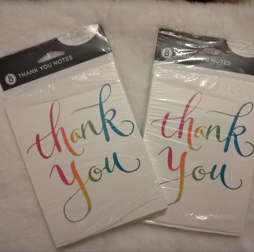 📚🎨 3/$15 *NWT* American Greetings Thank You Cards